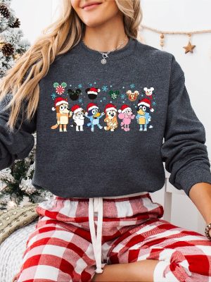 Disney Christmas Sweatshirt Christmas Gift T Shirt Family Christmas Shirt Cute Disney Puppy Tee riracha 4