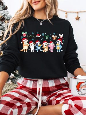 Disney Christmas Sweatshirt Christmas Gift T Shirt Family Christmas Shirt Cute Disney Puppy Tee riracha 5