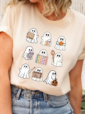 Slp Halloween Shirt Speech Therapy Halloween Shirt Spooky Slp Shirt Funny Ghost Slp Shirt riracha 2