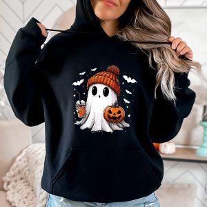 Cute Ghost Hoodie Halloween Ghost Hoodie Womens Halloween Hoodie Cute Fall Hoodie Spooky Season Hoodie riracha 4