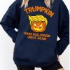 Trumpkin Halloween Hoodie Make Halloween Great Maga Hoodie Halloween Kid Sweatshirt Trump Hoodie riracha 1