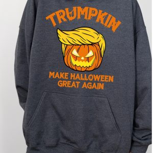 Trumpkin Halloween Hoodie Make Halloween Great Maga Hoodie Halloween Kid Sweatshirt Trump Hoodie riracha 3