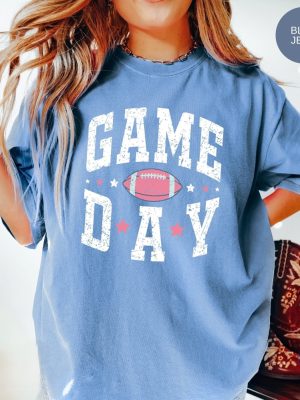 Game Day Football T Shirt Game Day Shirt Football Season Shirt Football Mom Tee riracha 2