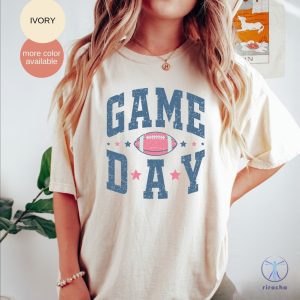 Game Day Football T Shirt Game Day Shirt Football Season Shirt Football Mom Tee riracha 4