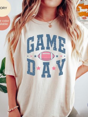 Game Day Football T Shirt Game Day Shirt Football Season Shirt Football Mom Tee riracha 4