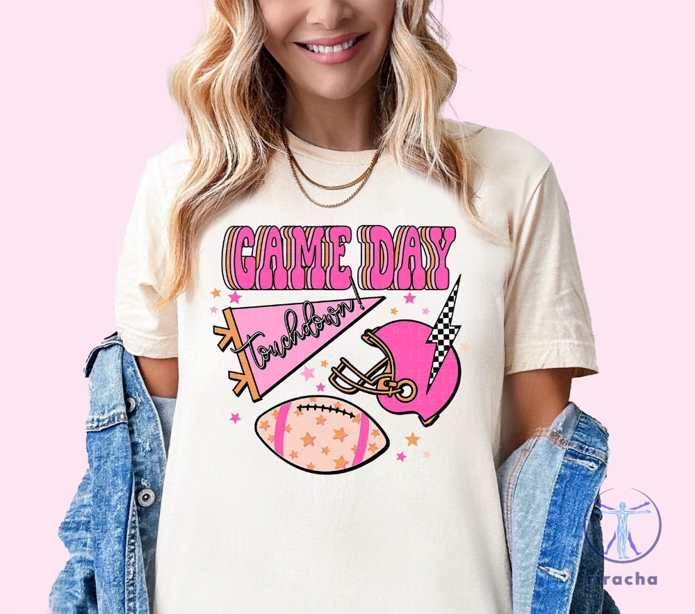 Football Shirt Preppy Football Season Tshirt Game Day Shirt Cute Football T Shirt Womens Football Tee