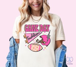 Football Shirt Preppy Football Season Tshirt Game Day Shirt Cute Football T Shirt Womens Football Tee riracha 2