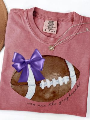 Cute Football Mom Shirt Custom Mascot Bow Shirt Coquette Bows School Spirit T Shirt riracha 2