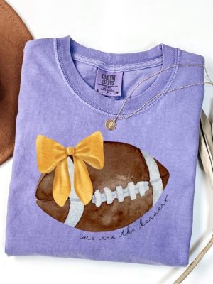 Cute Football Mom Shirt Custom Mascot Bow Shirt Coquette Bows School Spirit T Shirt riracha 3