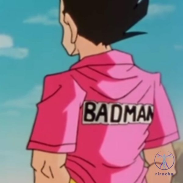 Badman Sweatshirt Bad Man Prince Shirt Vegeta Badman Shirt Vegeta Badman Outfit Vegeta Pink Shirt riracha 9