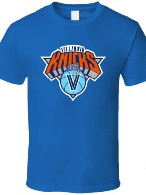 Villanova Knicks New York Mashup Parody Fan T Shirt riracha 6