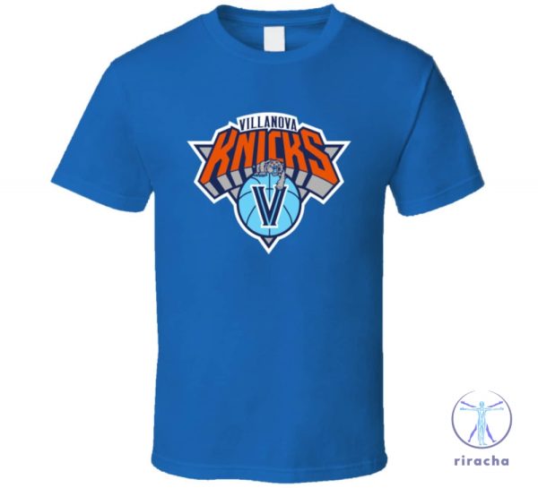 Villanova Knicks New York Mashup Parody Fan T Shirt riracha 6