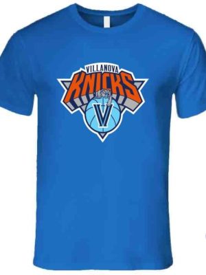 Villanova Knicks New York Mashup Parody Fan T Shirt riracha 7