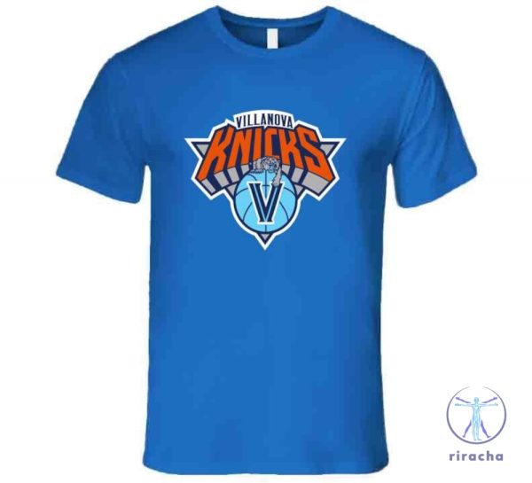 Villanova Knicks New York Mashup Parody Fan T Shirt riracha 7