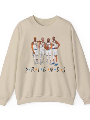 Friends New York Knicks Crewneck Sweatshirt Jalen Brunson Shirt Mikal Bridges Shirt Josh Hart Shirt riracha 2