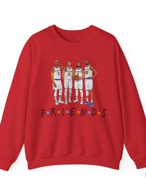 Friends New York Knicks Crewneck Sweatshirt Jalen Brunson Shirt Mikal Bridges Shirt Josh Hart Shirt riracha 5