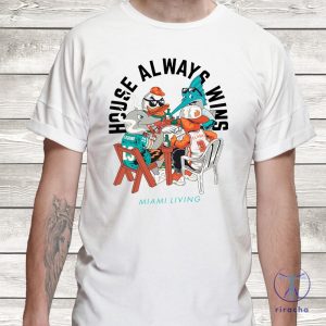 Miami Mascots Playing Dominos Shirt Unique Florida Shirt Perfect 305 Gift Shirt riracha 2