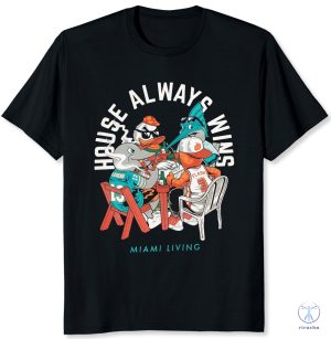 Miami Mascots Playing Dominos Shirt Unique Florida Shirt Perfect 305 Gift Shirt riracha 4