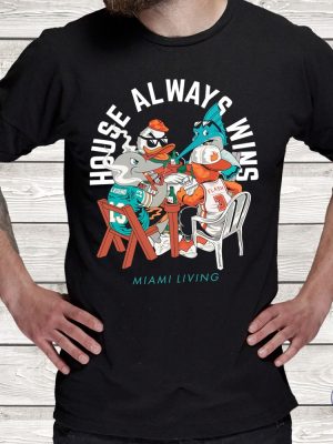 Miami Mascots Playing Dominos Shirt Unique Florida Shirt Perfect 305 Gift Shirt riracha 6