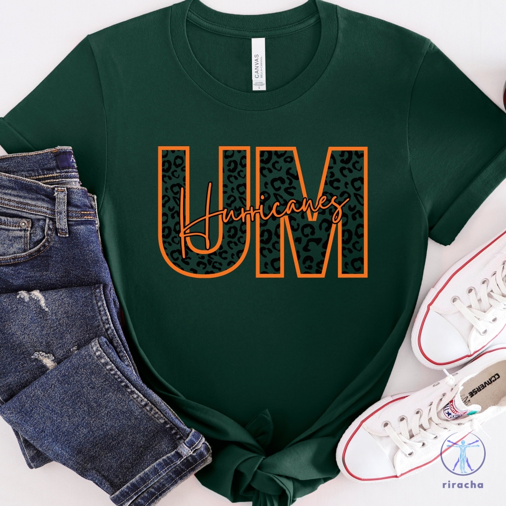 Hurricanes Shirt Miami Hurricanes Shirt Football Shirt Game Day Shirt