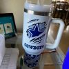 Dallas Cowboys 40Oz Tumbler With Handle Dallas Football Tumbler Cowboys Fan riracha 1