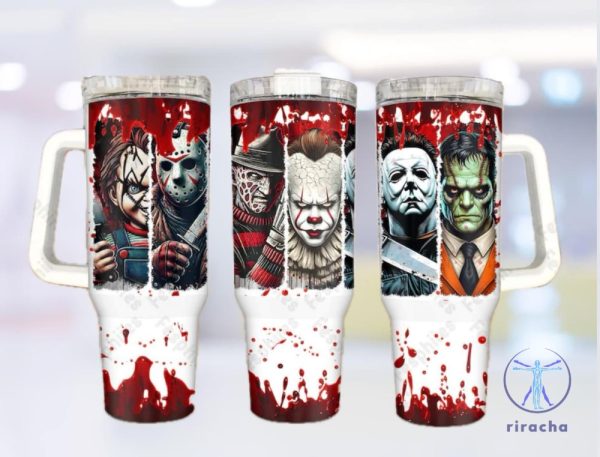 40Oz Scary Tumbler Horror Tumbler Halloween 40 Oz Tumbler Movie Tumbler Coffee Tumbler Gift Tumbler riracha 1