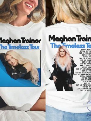 Meghan Trainor The Timeless Tour 2024 Shirt Meghan Trainor 2024 Concert Shirt riracha 2