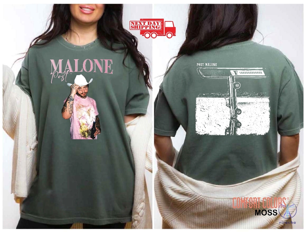 Vintage Post Malone Shirt Malone Rap Music Shirt F1 Trillion Tour Shirt Post Malone Shirt