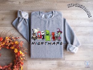 Nightmare On Main Street Disney Halloween Shirt The Nightmare Before Christmas Jack Skellington Shirt riracha 2