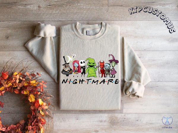 Nightmare On Main Street Disney Halloween Shirt The Nightmare Before Christmas Jack Skellington Shirt riracha 3