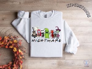 Nightmare On Main Street Disney Halloween Shirt The Nightmare Before Christmas Jack Skellington Shirt riracha 4