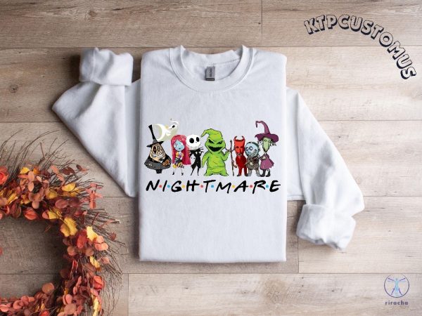 Nightmare On Main Street Disney Halloween Shirt The Nightmare Before Christmas Jack Skellington Shirt riracha 4