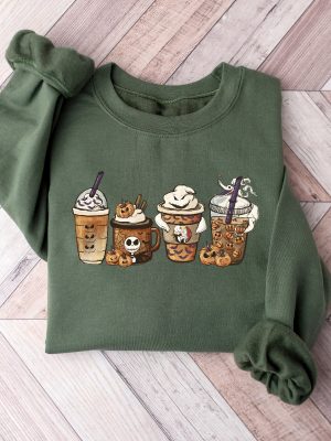 Nightmare Before Coffee Shirt Cute Halloween Sweatshirt Coffee Lover Shirt Nightmare Before Coffee Shirt riracha 4