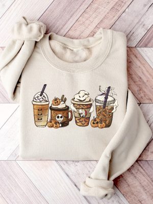 Nightmare Before Coffee Shirt Cute Halloween Sweatshirt Coffee Lover Shirt Nightmare Before Coffee Shirt riracha 5