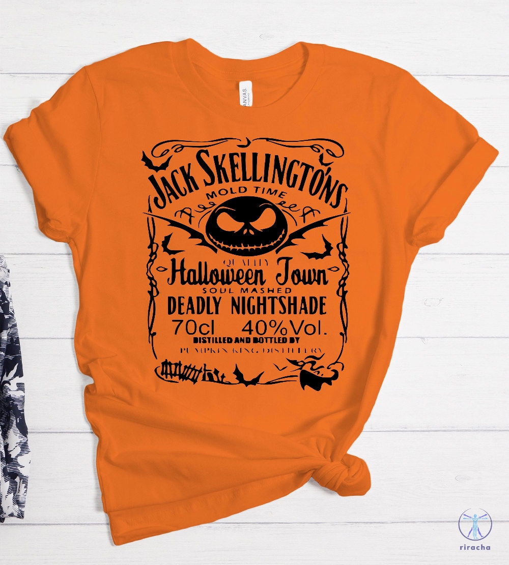 Jack Skellington Brewery Halloween Tee Nightmare Before Christmas T Shirt Cute Skeleton Halloween Shirt