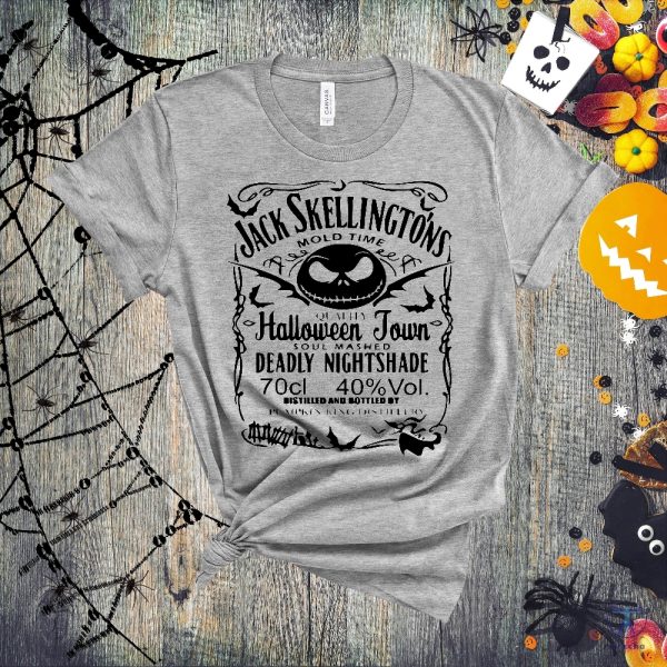 Jack Skellington Brewery Halloween Tee Nightmare Before Christmas T Shirt Cute Skeleton Halloween Shirt riracha 2