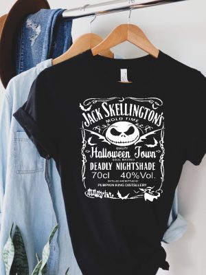 Jack Skellington Brewery Halloween Tee Nightmare Before Christmas T Shirt Cute Skeleton Halloween Shirt riracha 4