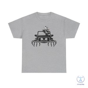 Jack Skellington Jeep Halloween Tee Jack Skellington Jeep Shirt Jack Jeep Shirt riracha 4