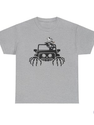 Jack Skellington Jeep Halloween Tee Jack Skellington Jeep Shirt Jack Jeep Shirt riracha 4