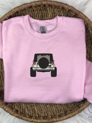 Embroidered Jeep Sweatshirt Offroad Shirt Usa Flag Sweatshirt Jeep Embroidered Shirt riracha 2