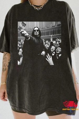 Rich Severus Snape Shirt Funny Severus Snape Money T Shirt Wizard School Funny Meme Shirt riracha 2