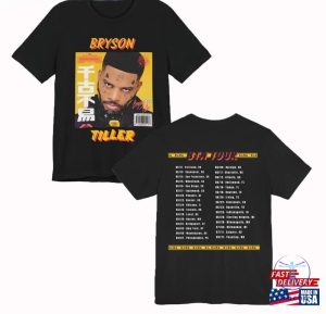 Bryson Tiller Tour Shirt Bryson Tiller Tour Setlist Bryson Tiller Setlist 2024 Bryson Tiller World Tour riracha 2