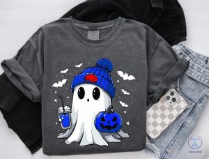 Buffalo Halloween Ghost Crewneck Sweatshirt Buffalo Halloween Sweatshirt Buffalo Halloween Shirt riracha 3