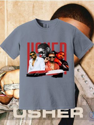 Usher 2024 Tour T Shirt Usher World Tour Shirt Usher Past Present Future World Tour Shirt Usher Concert Dates riracha 3