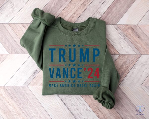 Trump Vance 24 Shirt Trump 2024 Sweatshirt President Trump Republican Shirt Trump Vance Shirt riracha 2