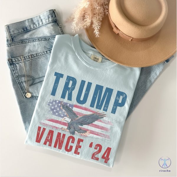 Trump Vance T Shirt Trump Vance 2024 Shirt Trump 2024 Shirt American Flag Shirt Trump Vance Shirt riracha 1