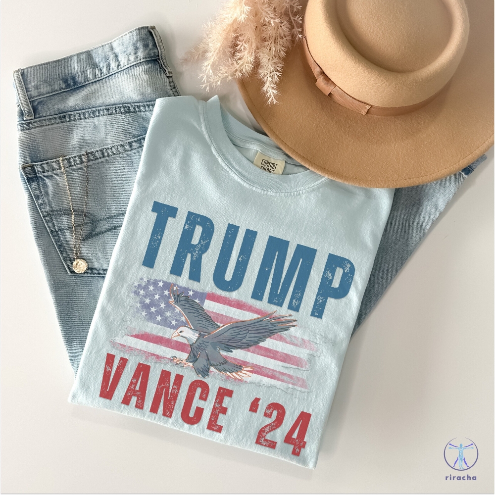 Trump Vance T Shirt Trump Vance 2024 Shirt Trump 2024 Shirt American Flag Shirt Trump Vance Shirt