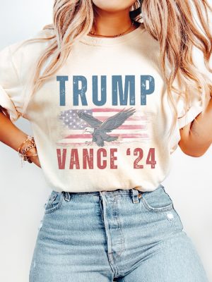 Trump Vance T Shirt Trump Vance 2024 Shirt Trump 2024 Shirt American Flag Shirt Trump Vance Shirt riracha 2