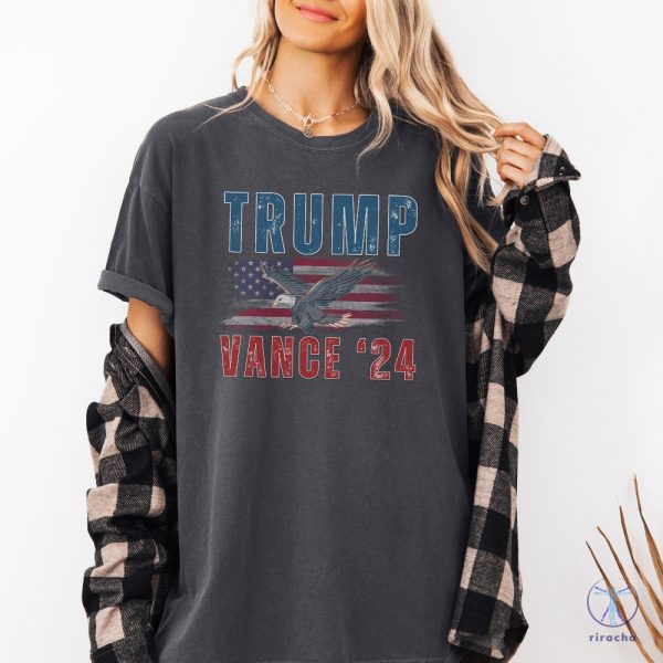 Trump Vance T Shirt Trump Vance 2024 Shirt Trump 2024 Shirt American Flag Shirt Trump Vance Shirt riracha 5