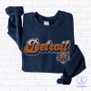 Detroit Tigers Sweatshirt Detroit Tigers Vintage Crewneck Tigers Baseball Detroit Tigers Shirt riracha 1